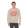 thumbnail image 6 of Softball Sweatshirt Gifts Crew Neck Shirt Long Sleeve Unisex, 6 of 7
