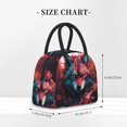 thumbnail image 2 of Disketp Red Flame Wolf Head Bolsa Térmica para Almuerzo, Lonchera con Abertura Amplia y Gran Capacidad, Organizador Reutilizable para Mujeres, Hombres y Adultos, 2 of 6