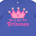 thumbnail image 4 of Inktastic Yes I Am the Princess Crown Youth T-Shirt, 4 of 5