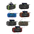 thumbnail image 4 of Portable Waterproof Hand Crank Emergency Radio Camping Solar Powered Bluetooth-compatible Speaker with LED Flashlight Cellphone Red, 4 of 9