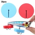 thumbnail image 2 of GLFILL 30pcs Fishing Hook Bonnets Protector Guard Treble Hook Safety Covers Protector Blue, 2 of 9