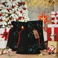 thumbnail image 6 of Rocae Game Time for Christmas Drawstring Linen Gift Bag with Drawstrings Treat Bag Goody Present Bags for Christmas Party Favor-Small, 6 of 9