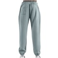 thumbnail image 3 of Wavsuf Mens Sweatpants Lightweight Jogger for Men Tight Jogger Pants Navy Size M, 3 of 4