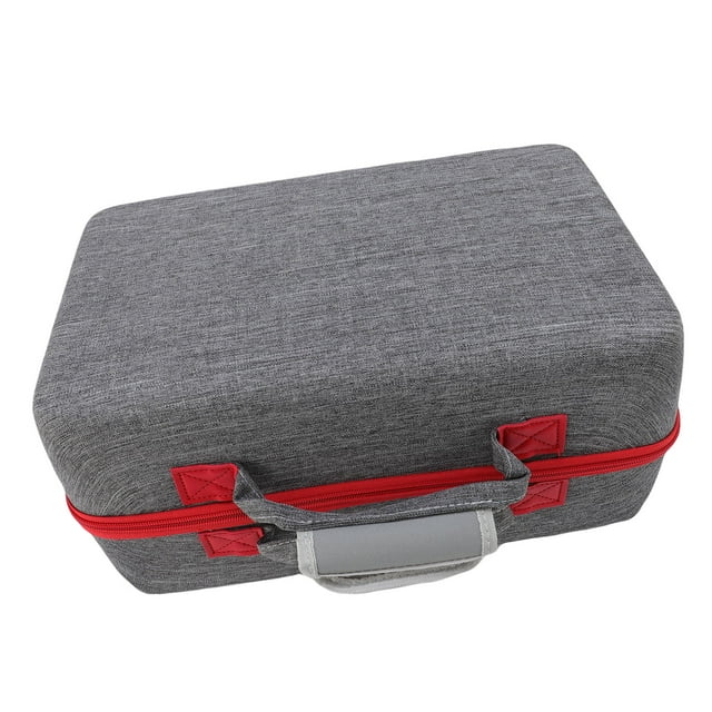 Home Game Console Hard Shell Carrying Case for SLIM Console, Controller, Headphone, Vertical Stand, Power Supply, Water and Dust Proof Protective Bag, Adjustable Shoulder Strap