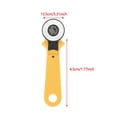 thumbnail image 1 of Roller Cutter, Roller Sewing Accessory Fabric Leather Cutting Tool Homemade Craft For Crafting For Sewing, 1 of 8