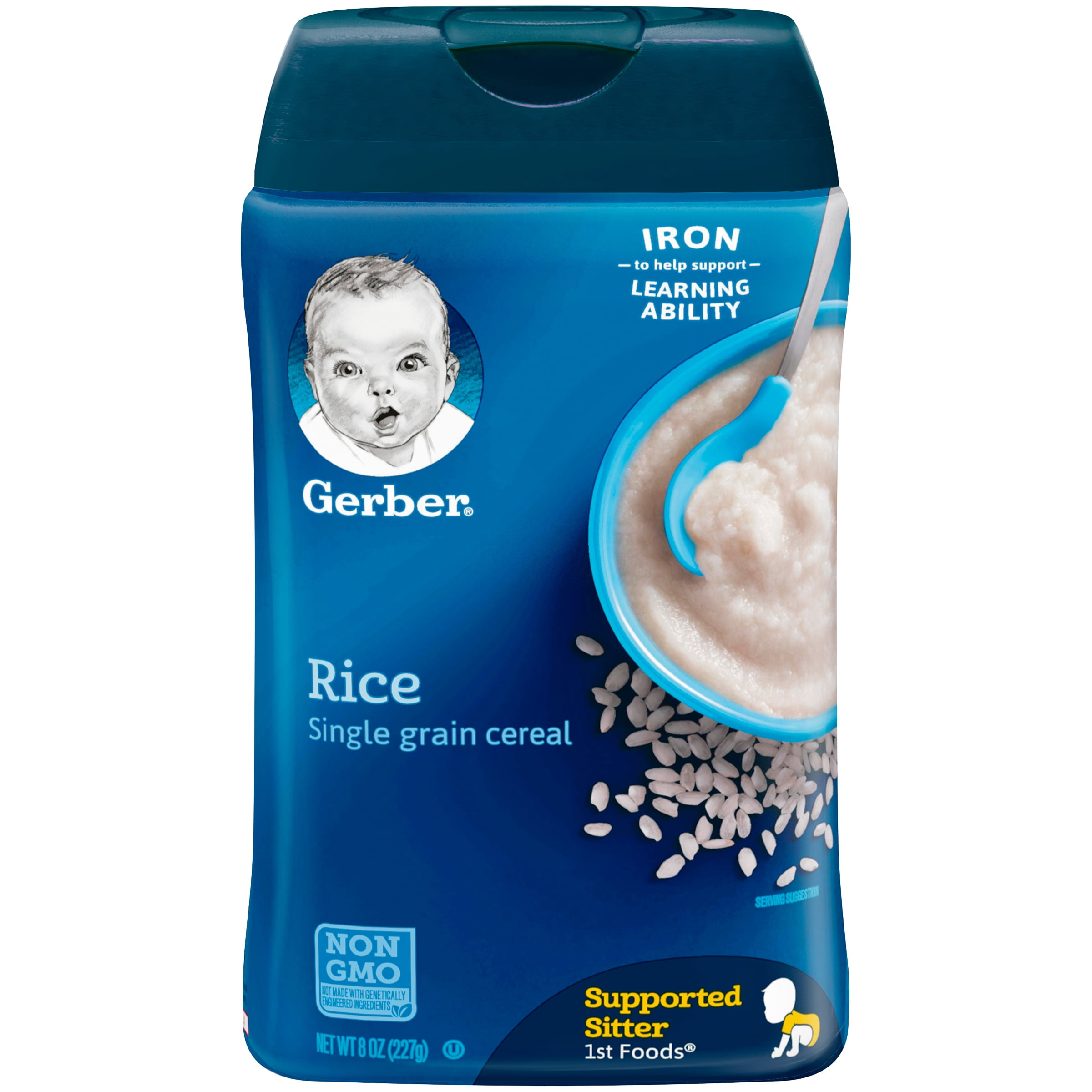 GERBER Single-Grain Rice Baby Cereal 8 