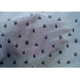 thumbnail image 3 of oneOone Cotton Silk Fabric Finger Sign Symbol Printed Craft Fabric BTY 42 Inch Wide, 3 of 4