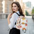 thumbnail image 6 of FORMRS Mini Backpack Purse for Women Travel Daypack Casual Shoulder Bag, White Autumn Leaves, 6 of 7