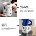 thumbnail image 2 of MasteelfCA 1pc Household Coffee Cup Ceramic Coffee Cup Creative Drinking Cup (White), 2 of 7