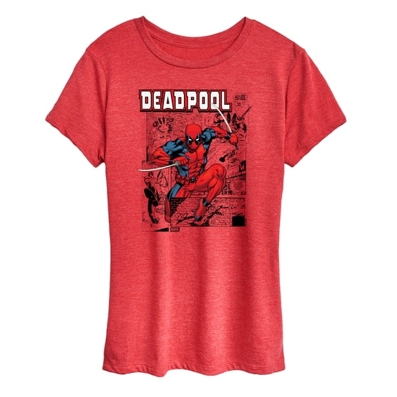 Marvel - Deadpool Comic - Women's Short Sleeve Graphic T-Shirt