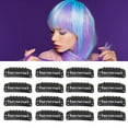 thumbnail image 1 of Clips d'Extension de Cheveux, Clips de Cheveux Sûrs à Utiliser Noir Fort 100Pcs en Acier Inoxydable pour Bricolage, 1 of 8