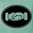 thumbnail image 3 of CafePress - Psi Upsilon Handshake T Shirt - Womens Comfort Colors® Shirt, 3 of 4