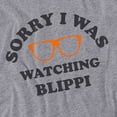 thumbnail image 2 of Blippi Sorry I was Watching Blippi Women's Crop Top T-Shirt, Athletic Heather, Large, 2 of 4