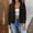 Black-Coat, variant on Solid Knit Cardigan for Women Button Down Open Front Cardigans Long Sleeve Casual Lightweight Coat Outwear