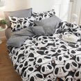 thumbnail image 2 of Juego de cama completo Kawaii Panda Pile Up, 2 of 10