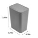 thumbnail image 4 of Cubo de basura pequeño con tapa para baño, ideal para inodoro, oficina, dormitorio o sala de estar., 4 of 7