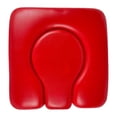 thumbnail image 4 of Luzkey Coussin de Siège de Commode de Chevet, Siège de Toilette, Universel Doux, Housse de Coussin de Siège Rembourrée Portable de Remplacement pour Chaise et Articles de Chevet Rouge, 4 of 8