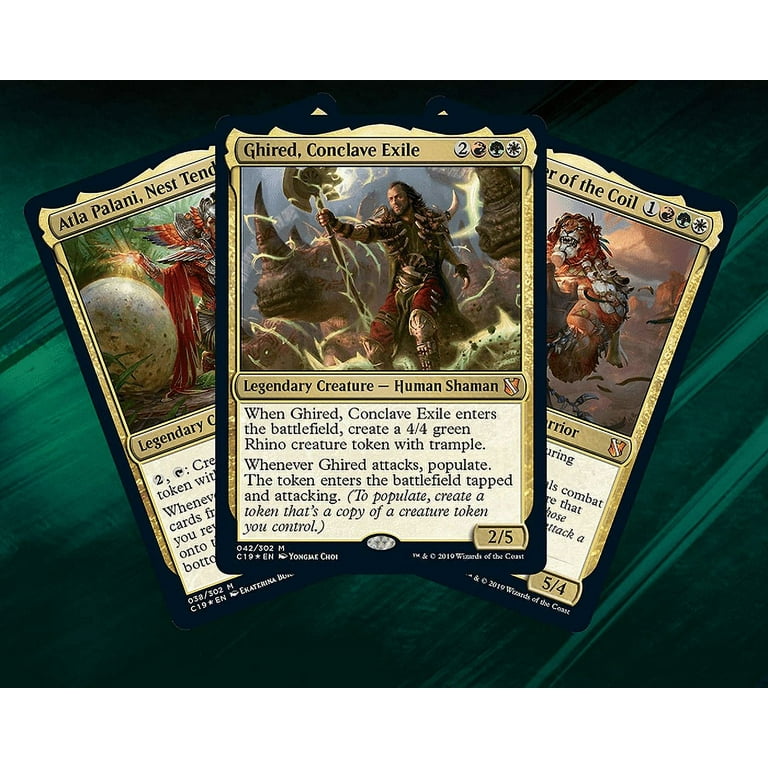 Magic the Gathering Trading Card Games Commander 2019 Primal Genesis Deck