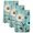 Teal White Green, variant on Teal Cream Daisy Farmhouse Kitchen Towels Set of 2, Country Vintage Floral Absorbent Dish Towels for Kitchen, Microfiber Hand Towel, Quick Drying Tea Towel for Cleaning Decorative Dishcloths