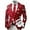 Z02-Red, variant on MUXiin Boys Jacket Christmas Suit for Boy Christmas Snowflake Print Blazer, Festive Casual Suit for Holiday Party,Black,11-12 Years