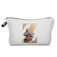 thumbnail image 1 of DPTALR Ladies Travel Portable Gold Digital Letter Printing Cosmetic Bag, 1 of 2