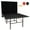 Black#57, variant on Table Tennis Table 8ft Black Mid-Size Table Tennis Table Foldable & Portable Ping Pong Table Set for Indoor Games with Net, 2 Table Tennis Paddles and 3 Balls,Indoor Ping Pong Table