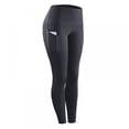 thumbnail image 1 of EIMELI  Quick-drying High Elastic High-rise Sports Yoga Tight Trousers Breathable Elastic Compression Running Pants, 1 of 9