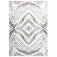 thumbnail image 2 of Abani Luna Collection Granite Grey Gold Modern Luxury 4' x 6' Area Rug, 2 of 5
