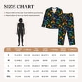 thumbnail image 3 of JUNZAN Retro Truck Print Womens Pajama Sets,Long Sleeve Button Down for Women Pjs 2 piece, 3 of 7