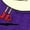 PURPLE, variant on Lets Go Luna - Luna Logo - Toddler And Youth Short Sleeve Tee