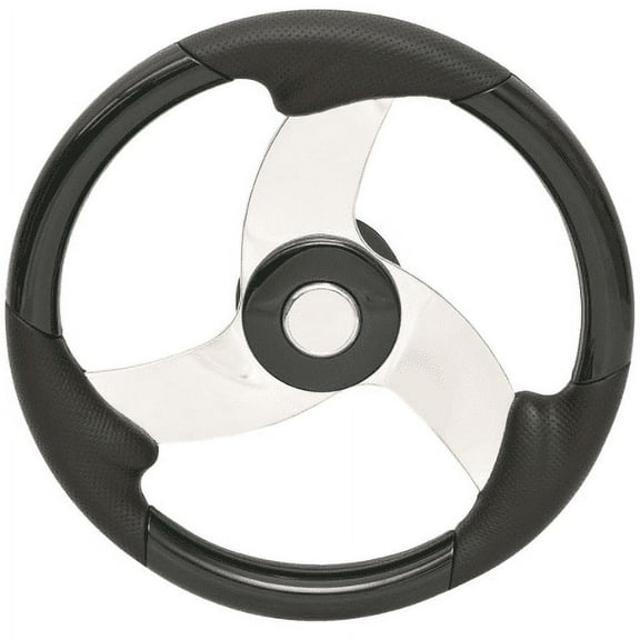 Uflex Boat Steering Wheel 120131 | Avalon 13 5/8 Inch Dark Green Black