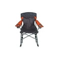thumbnail image 1 of Chaise berçante Ozark Trail, noir et rouge, avec porte-gobelets, 1 of 6