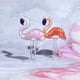 thumbnail image 2 of Decorative Glass Flamingo Figurine Animal Sculpture Ornament for Sophisticated Home Office Tabletop Display or Gifting Rose purple, 2 of 4