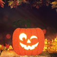 thumbnail image 4 of Accesorios de lámpara de estatuilla de decoración de luces de calabaza LED de Halloween Yotijar estiloD, 4 of 9