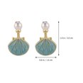 thumbnail image 4 of EeaseMX 2 pares de pendientes retro para mujer, elegantes pendientes tipo botón, artículos de decoración para las orejas con estilo., 4 of 7