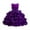 Purple, variant on Baby Girl Clothes Girls Rainbow Dress Fashion Daddy Daughter Dance Dress Purple Kids Dress Girls Birthday Long Elegant Sleeveless Mesh Princess Flower Girl Dresses Wedding Kids 130