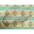 thumbnail image 4 of oneOone Cotton Cambric Fabric Chevron & Tree Block Print Fabric By The Yard 56 Inch Wide, 4 of 4