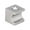 Satin Nickel, variant on Alno C853-1-PC Contemporary Swarovski Crystal Cabinet Square Knob Chrome