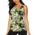 thumbnail image 3 of Goofa Hawaii Palms Printed Womens Workout Tops for Women Sleeveless Yoga Shirts Athletic Running Tank Tops Sleeveless Gym Clothes Workout Apparel-, 3 of 9