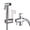 Silver, variant on Toilet Bidet Sprayer, Bathroom Sprayer Kit Spray Attachment with Hose