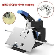 Miumaeov Heavy Duty Desktop Riding Stapler Office Manual Flat/Saddle Stitcher Paper Book Binding Machine 6.5mm.Max