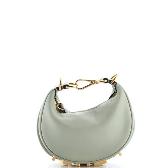 Pre-Owned Fendigraphy Bag Leather Nano By Rebag