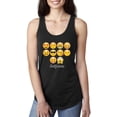 thumbnail image 1 of MmF - Women's Racerback Tank Top, up to Women Size 2XL - Emoji Entourage, 1 of 5