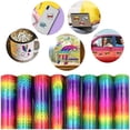 thumbnail image 4 of IKemiter Adhesive Vinyl Roll Multipurpose Holographic Rainbow Waterproof Sticker for Phone Cover Laptop Cover Mug, 4 of 7