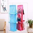 thumbnail image 4 of 2-piece set Hanging Handbag Organizer Dust-Proof Storage Holder Bag, 4 of 5