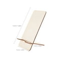 thumbnail image 2 of Hemobllo 10Pcs Wooden Phone Stand Portable Desk Holder Unfinished DIY Craft Beige, 2 of 8