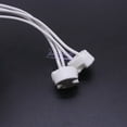thumbnail image 3 of 5-50PCS MR16 MR11 GU5.3 G4 Lamp Holder Bulb Base with Wire Ceramic Halogen Socket Pottery Connector 12V - 250V Led Light New JQ, 3 of 4