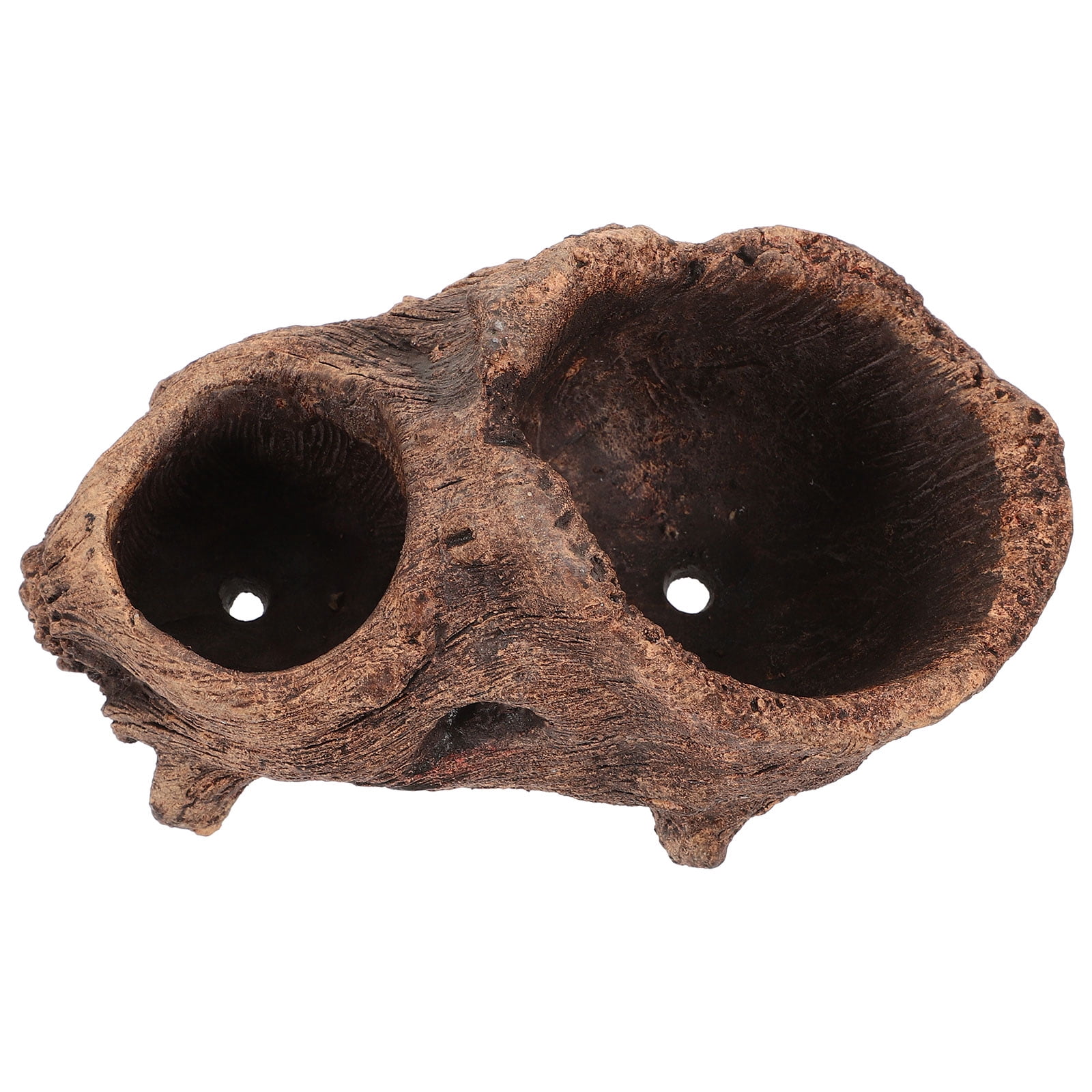 Worgeous 2pcs Imitation Tree Stump Succulent Pot Vintage Cement Planter Succulent Planter Plant Pot Gardening Pot