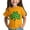 Yellow, variant on XIMIN Lucky Charm Clover Shirt St Patrick's Day T-Shirt Short Sleeve Kid Graphic Tee Comfortable Fit for Daily Wear Green for Girls and Boys