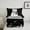 Black White, variant on Feelyou Black Santa Claus 01, Dreamy Christmas Festival Twin Comforter Sets, Western Fairy Tale Reversible Bedding Set, Breathable Home Decor, 2pcs